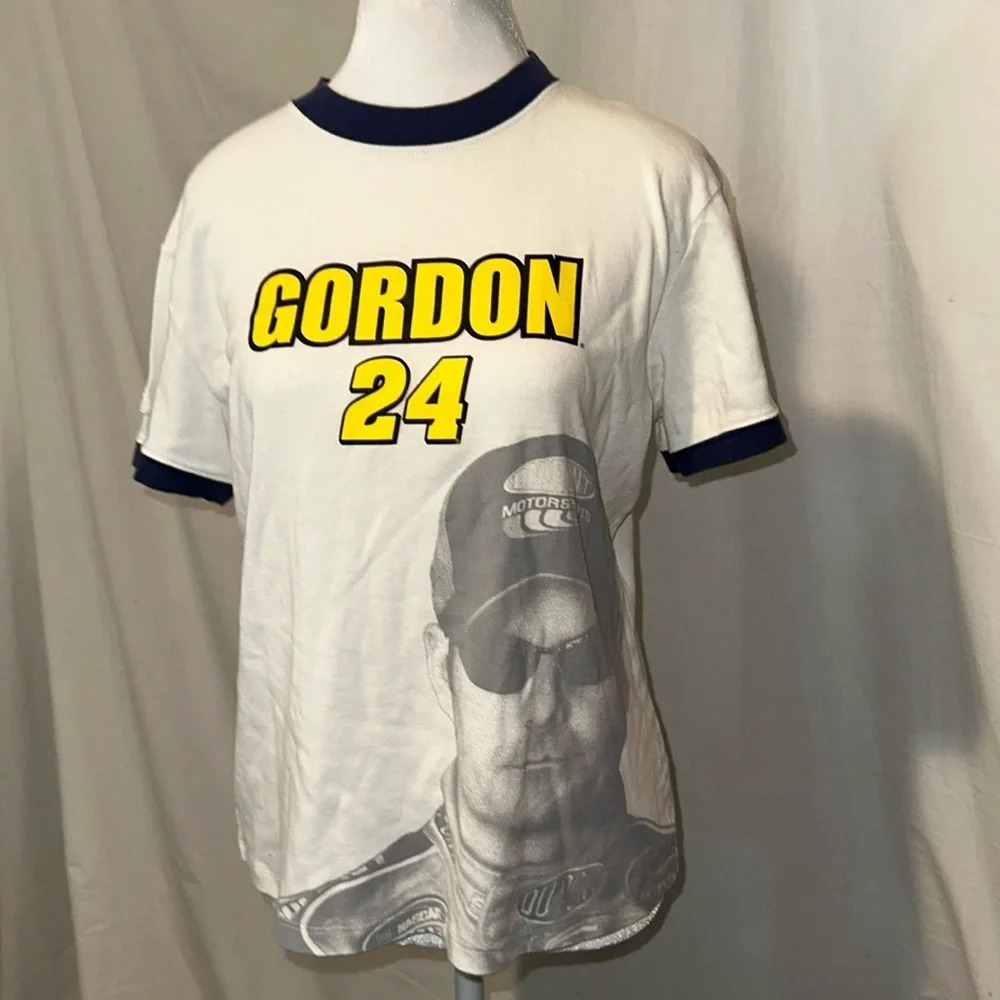 Chase Authentics for women NASCAR Jeff Gordon ringer tshirt size large
